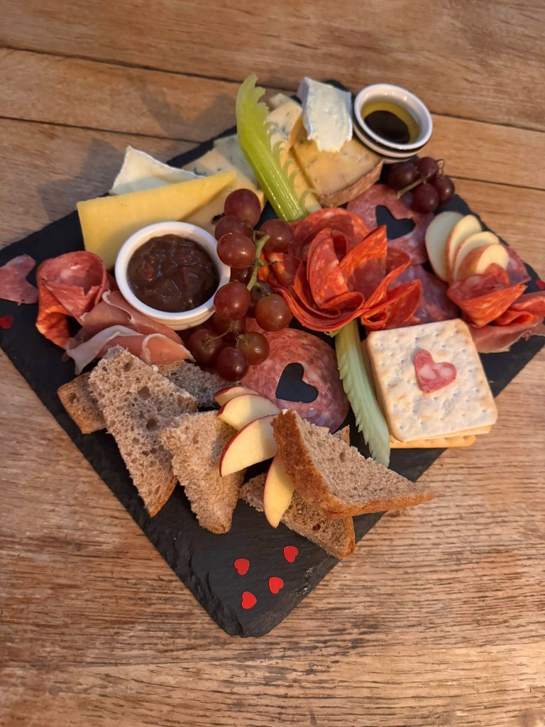 Charcuterie and cheese board